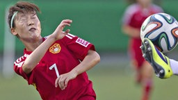 Die chinesische Nationalspielerin Yanqiu Liu