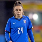 Die italienische Fußball-Nationalspielerin Annamaria Serturini