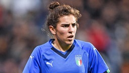 Die italienische Fußball-Nationalspielerin Valentina Bergamaschi