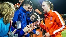 Die niederländische Fußball-Nationalspielerin Vivianne Miedema Die niederländische Fußball-Nationalspielerin Vivianne Miedema © imago/VI Images
