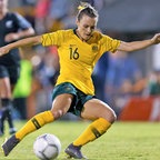 Die australische Fußball-Nationalspielerin Hayley Raso