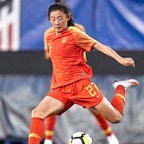 Die chinesische Nationalspielerin Wei Yao