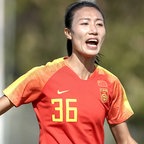 Die chinesische Nationalspielerin Yuping Lin