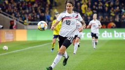 Die deutsche Nationalspielerin Dzsenifer Marozsan © picture alliance / Pressefoto Baumann Foto: Hansjürgen Britsch