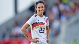 Die deutsche Nationalspielerin Sara Doorsoun © imago images / photoarena/Eisenhuth 
