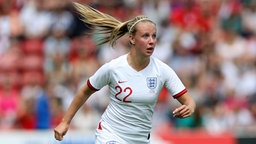 Die englische Fußball-Nationalspielerin Beth Mead.