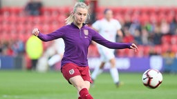Die englische Fußball-Nationalspielerin Leah Williamson