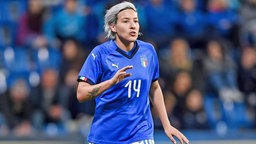 Die italienische Fußball-Nationalspielerin Stefania Tarenzi