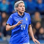 Die italienische Fußball-Nationalspielerin Stefania Tarenzi