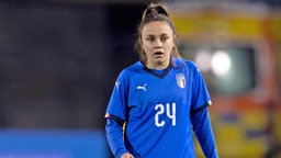Die italienische Fußball-Nationalspielerin Annamaria Serturini