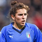 Die italienische Fußball-Nationalspielerin Valentina Bergamaschi