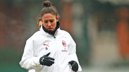 Die italienische Fußball-Nationalspielerin Laura Fusetti