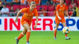 Die niederländische Fußball-Nationalspielerin Renate Jansen