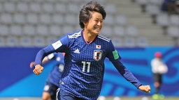 Die japanische Nationalspielerin Saori Takarada