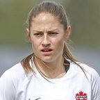 Die kanadische Nationalspielerin Janine Beckie