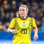 Die schwedische Fußball-Nationalspielerin Mimmi Larsson
