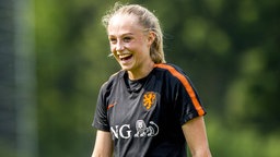 Die niederländische Nationalspielerin Inessa Kaagman