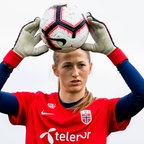 Die norwegische Fußball-Nationalspielerin Cecilie Fiskerstrand