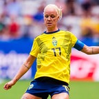 Die schwedische Frauenfußball-Nationalspielerin Caroline Seger
