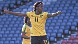 Die jamaikanische Nationalspielerin Khadija Shaw © picture alliance / SPORTPIX.ORG.UK 