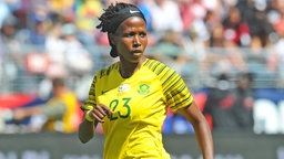 Die südafrikanische Nationalspielerin Ode Fulutudilu