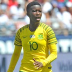 Die südafrikanische Nationalspielerin Sibulele Holweni