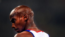 Mohamed Farah scheidet bei den Olympischen Spielen 2008 in Peking bereits im Vorlauf aus. © imago/Camera 4/JIM Foto: Camera 4/JIM