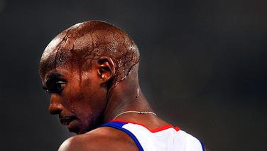 Mohamed Farah scheidet bei den Olympischen Spielen 2008 in Peking bereits im Vorlauf aus. © imago/Camera 4/JIM Foto: Camera 4/JIM