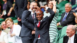 Mohamed Farah als Zuschauer bei Wimbledon © imago/i Images Foto: i Images