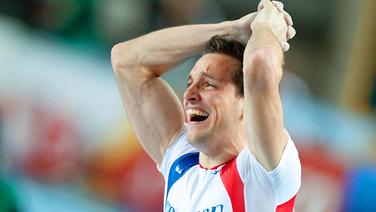 Renaud Lavillenie bei der Hallen-WM 2012 in Istanbul © picture alliance / dpa Foto: Bernd Thissen
