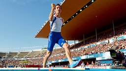 Renaud Lavillenie bei der EM 2012 in Helsinki © picture alliance / dpa Foto: Bernd Thissen