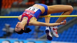 Blanka Vlasic gewinnt bei der Hallen-WM 2006 in Moskau Silber. © imago/Chai v.d. Laage Foto: Chai v.d. Laage