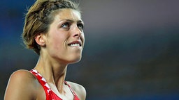 Blanka Vlasic gewinnt Silber bei der Leichtathletik-WM 2011 in Daegu. © imago/Xinhua Foto: Xinhua