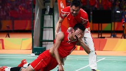 Der chinesische Badmintonspieler Chen Long © picture alliance / dpa Foto: Esteban Biba