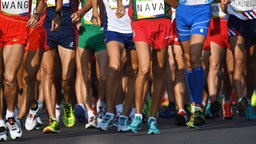 Geher bei den Olympischen Spielen in Rio de Janeiro 2016 © dpa - Bildfunk Foto: Bernd Thissen