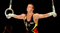 Der deutsche Turner Fabian Hambüchen bei der WM 2013 in Antwerpen © picture-alliance / dpa Foto: Marijan Murat