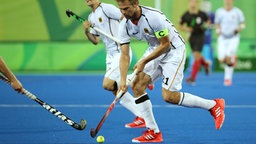 Deutschlands Hockey-Kapitän Moritz Fürste © picture alliance / dpa Foto: Friso Gentsch