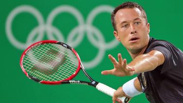 Der deutsche Tennisspieler Philipp Kohlschreiber © dpa - Bildfunk Foto: Michael Kappeler