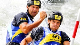 Das slowakische Kanu-Duo Pavol und Peter Hochschorner © imago sportfotodienst 