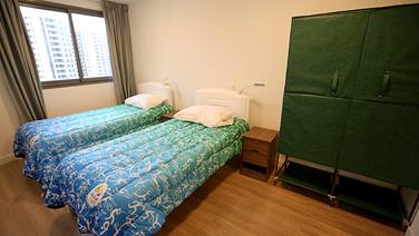 Ein Zimmer im Olympischen Dorf in Rio de Janeiro © picture alliance / Photoshot