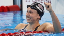 Katie Ledecky © dpa-Bildfunk Foto: Esteban Biba