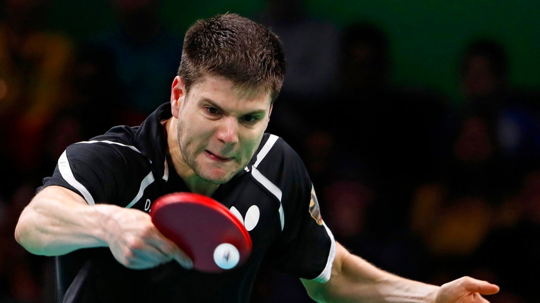 Der deutsche Tischtennisspieler Dimitrij Ovtcharov in Aktion. © dpa - Bildfunk Foto: Erik S. Lesser
