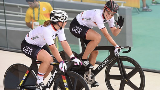 Kristina Vogel (l.), Miriam Welte Kristina Vogel (l.), Miriam Welte © dpa-Bildfunk