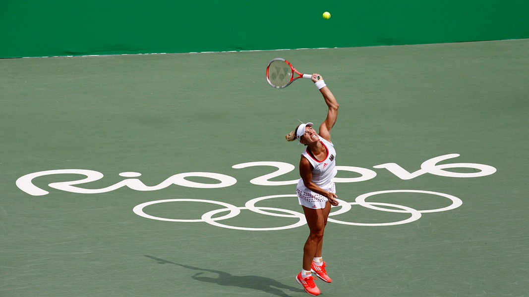 Olympisches Tennisturnier in Rio 2016: Tennisprofi Angelique Kerber © Thomas Luerweg Foto: Thomas Luerweg