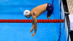 US-Schwimmer Rudy Garcia-Tolson startet in der Klasse S8 über 100 m Schmetterling. © picture alliance / dpa Foto: Bob Martin