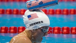 US-Schwimmerin McClain Hermes © Olympic Information Services OIS Foto: Simon Bruty