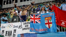 Olympiafinale im Rugby Rio 2016 - Fidschi - England © Thomas Luerweg Foto: Thomas Luerweg