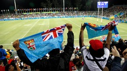 Olympiafinale im Rugby Rio 2016 - Fidschi - England © Thomas Luerweg Foto: Thomas Luerweg